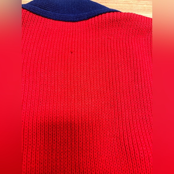 80s McDonald’s employee cardigan Color Block sweater - Picture 6 of 8